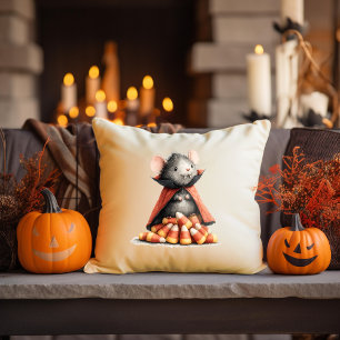 Cojín Decorativo Halloween Vampire Mouse Candy Corn