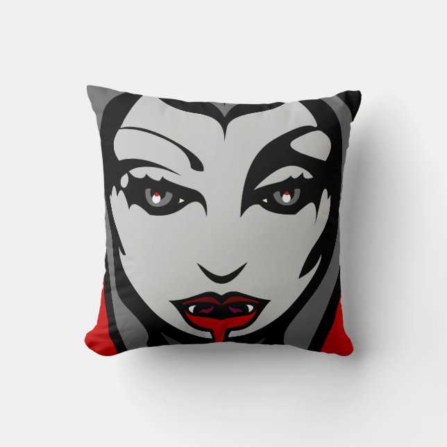 Cojín Decorativo Halloween Vampire Pillow Regalos Decoración de Hal (Anverso)