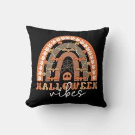 Cojín Decorativo Halloween Vibes Boho Rainbow Fall Spooki