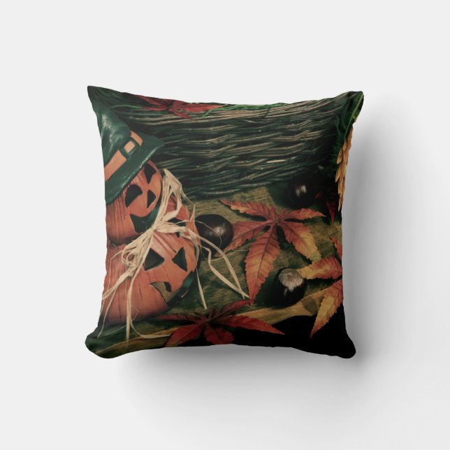 Cojín Decorativo Halloween vintage (Anverso)