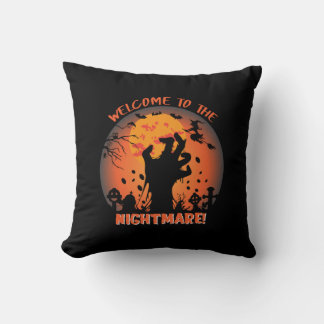 Cojín Decorativo Halloween Welcome To The Nightmare