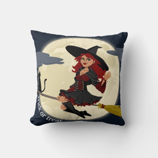 Cojín Decorativo Halloween Witch Design (Anverso)