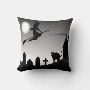 COJÍN DECORATIVO HALLOWEEN WITCH SILHOUETTE