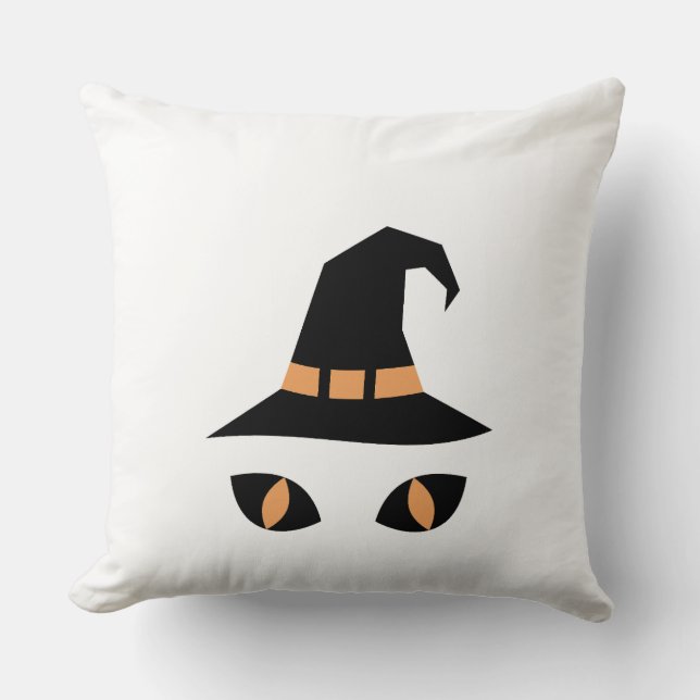 Cojín Decorativo Halloween witchy cat (Anverso)
