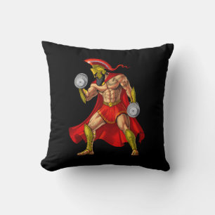 Cojín Decorativo Halterofilia de Guerrero Espartano