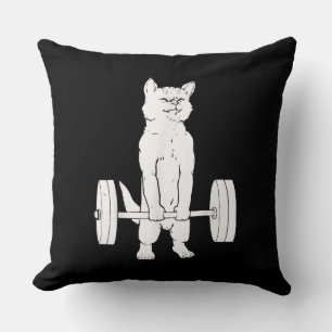 Cojín Decorativo Halterofilia Y Gimnasio