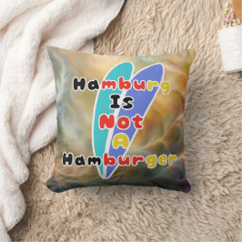 Cojín Decorativo Hamburgo No Es Una Hamburguesa