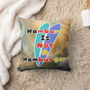 Cojín Decorativo Hamburgo No Es Una Hamburguesa