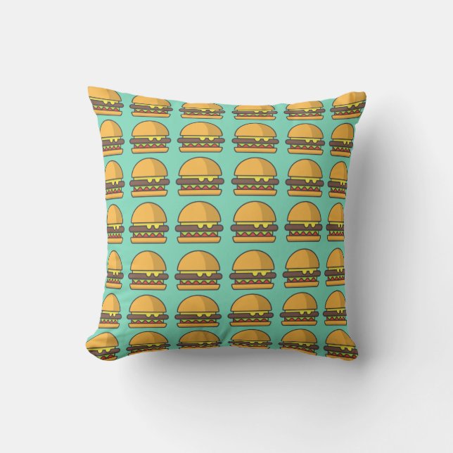Cojín Decorativo Hamburguesa (Anverso)