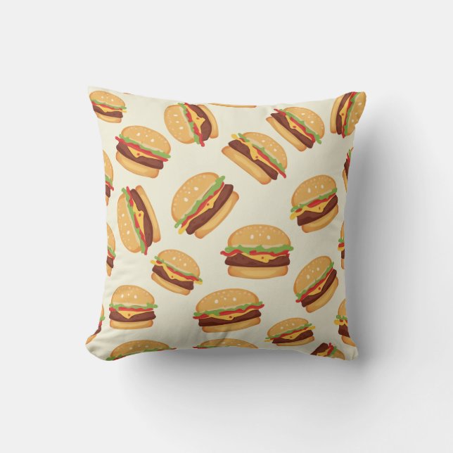 Cojín Decorativo hamburguesa (Anverso)
