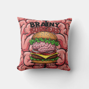 Cojín Decorativo Hamburguesas Cerebrales