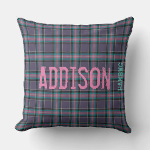 Cojín decorativo HAMbyWG de 20" Lav.Gris/Rosa/Aqua