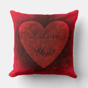 Cojín Decorativo HAMbyWG - Pillows - Te amo! Corazón rojo