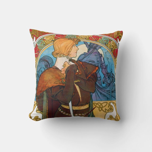 Cojín Decorativo Hamlet, Alphonse Mucha (Anverso)