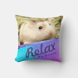 Cojín Decorativo Hammyville - Diseño Geo de Cute Hamster