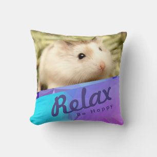 Cojín Decorativo Hammyville - Diseño Geo de Cute Hamster