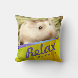 Cojín Decorativo Hammyville - Diseño Geo de Cute Hamster