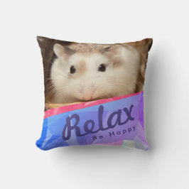 Cojín Decorativo Hammyville - Diseño Geo de Cute Hamster
