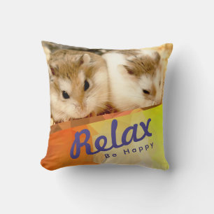 Cojín Decorativo Hammyville - Diseño Geo de Cute Hamster
