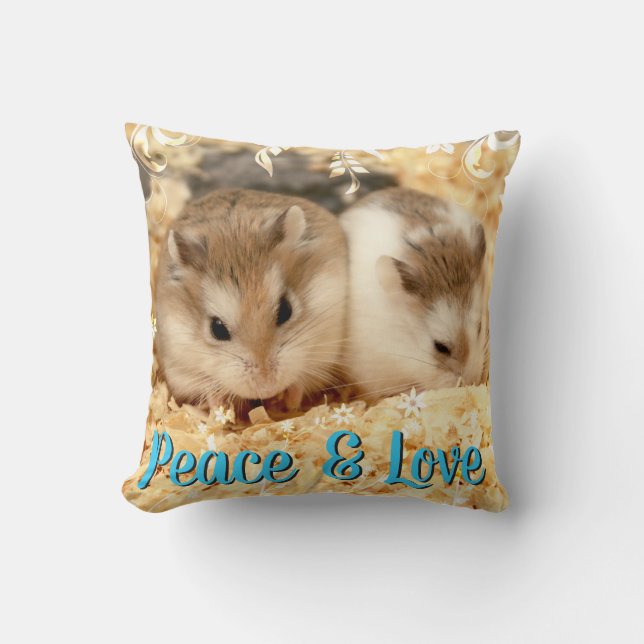 Cojín Decorativo Hammyville - Hamster Friends (Anverso)