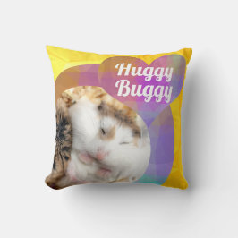 Cojín Decorativo HammyVille - Huggy Buggy en el corazón de un marti