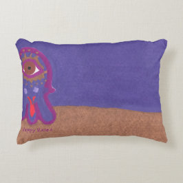 Cojín Decorativo Hamsa feliz sale en la noche de Ashira Malka