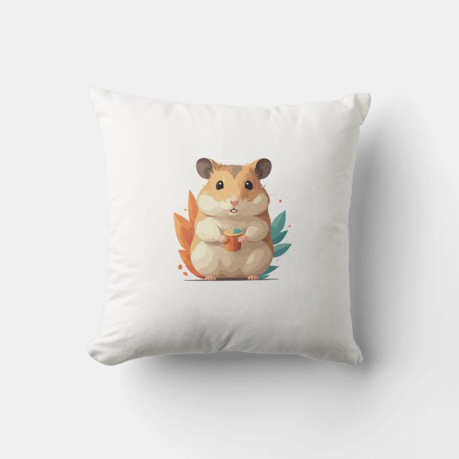Cojín Decorativo hamster (Anverso)