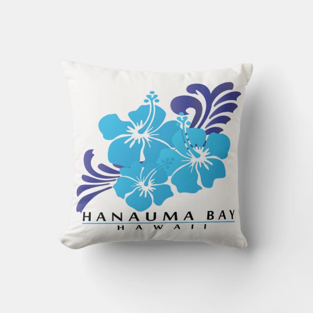 Cojín Decorativo Hanauma Bay Hawaii Pillow (Anverso)