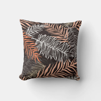 Cojín Decorativo Hand drawn doodle palm leaves pattern