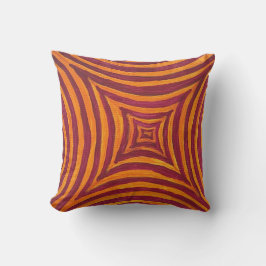 Cojín Decorativo Hand-Painted Geometric Pattern Cushion