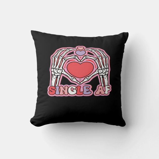 Cojín Decorativo Hands Halloween Classic - Spooky Skeleton Design (Anverso)