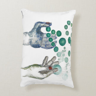 Cojín Decorativo Hands Outstretched with Golden Globes