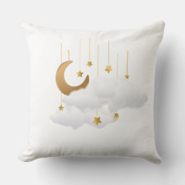 Cojín Decorativo Hanging Moon & Stars Cloud Ramadan Pillow