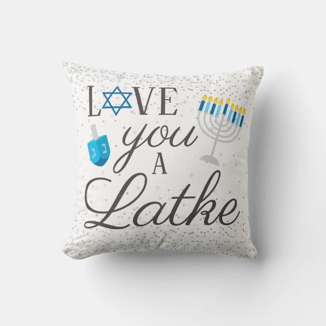Cojín Decorativo ¡Hanukah Pillow! (Anverso)