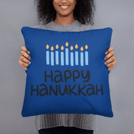 Cojín decorativo Hanukkah Feliz