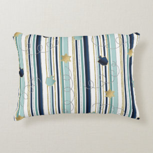 Cojín Decorativo Hanukkah Pillow Dreidels N Stars