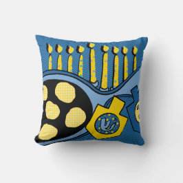 Cojín Decorativo Hanukkah Pillow "LATKES AND SOUR CREAM"