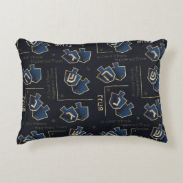 Cojín Decorativo Hanukkah Pillow Un Gran Milagro Allí La Marina Azu
