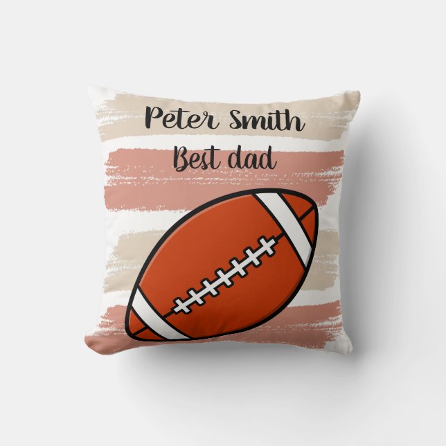 Cojín Decorativo Happy american football fun day (Anverso)