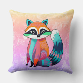 Cojín Decorativo Happy Baby Raccoon