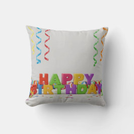 Cojín Decorativo Happy Birthday decoration