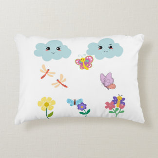 Cojín Decorativo  Happy Clouds and Garden Friends 
