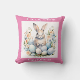 Cojín Decorativo Happy Easter Bunny Basket Thunder_Cove