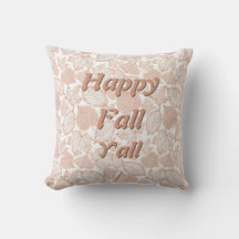 Happy Fall Y'all - Elegante acento de otoño