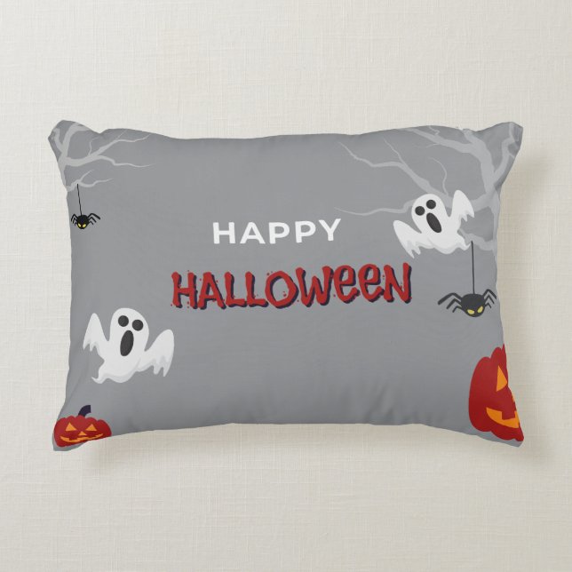 COJÍN DECORATIVO HAPPY HALLOWEEN (Anverso)