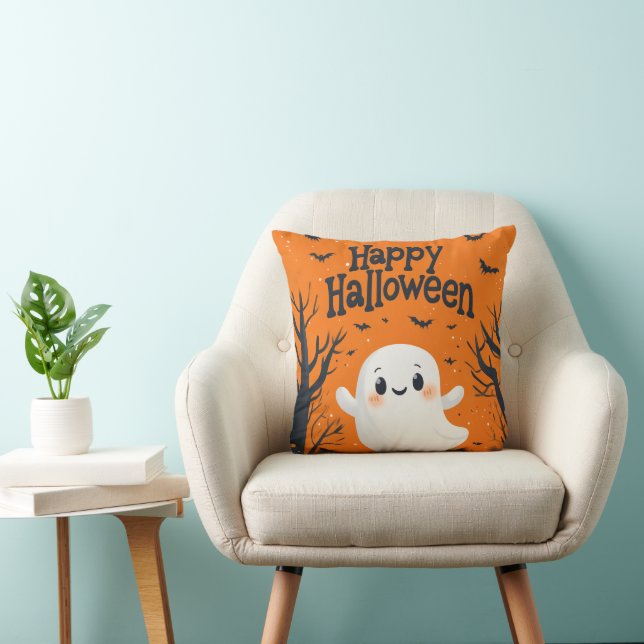 COJÍN DECORATIVO HAPPY HALLOWEEN (Silla)