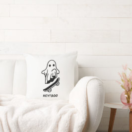 Cojín Decorativo Happy Halloween Boo Modern