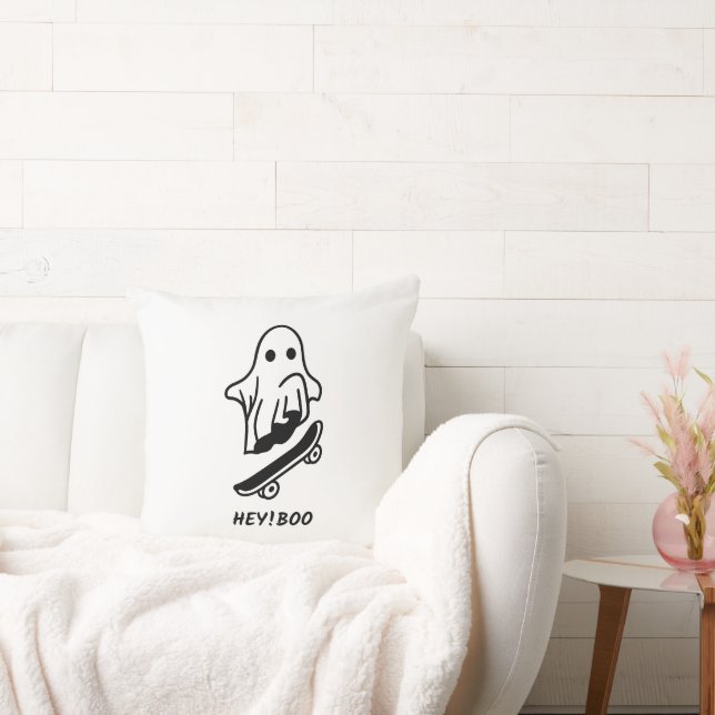 Cojín Decorativo Happy Halloween Boo Modern (Sofá)