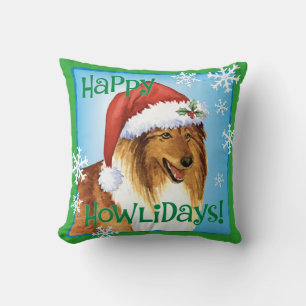 Cojín Decorativo Happy Howliday Collie