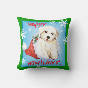 Cojín Decorativo Happy Howlidays Bichon